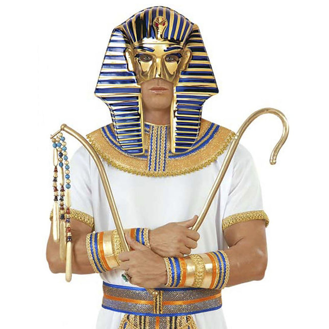 Blaugold Maske Ägypterin