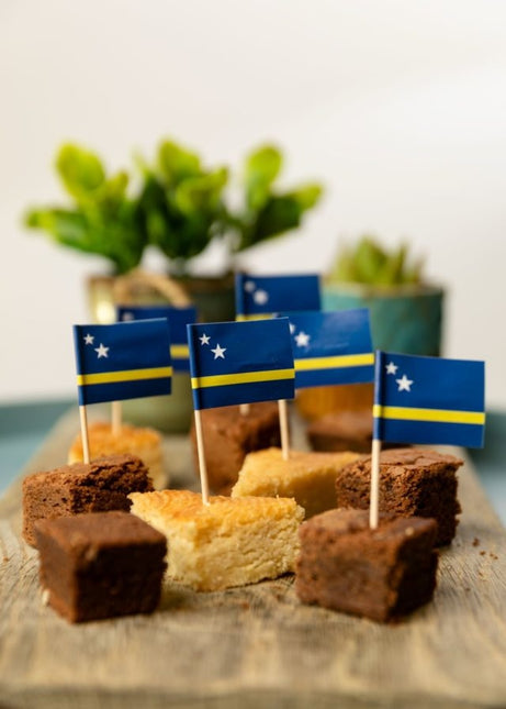 Cocktailstäbchen Curacao 8cm 50Stk