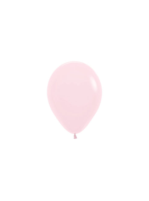 Luftballons Pastell Matt Rosa 12cm 50Stk