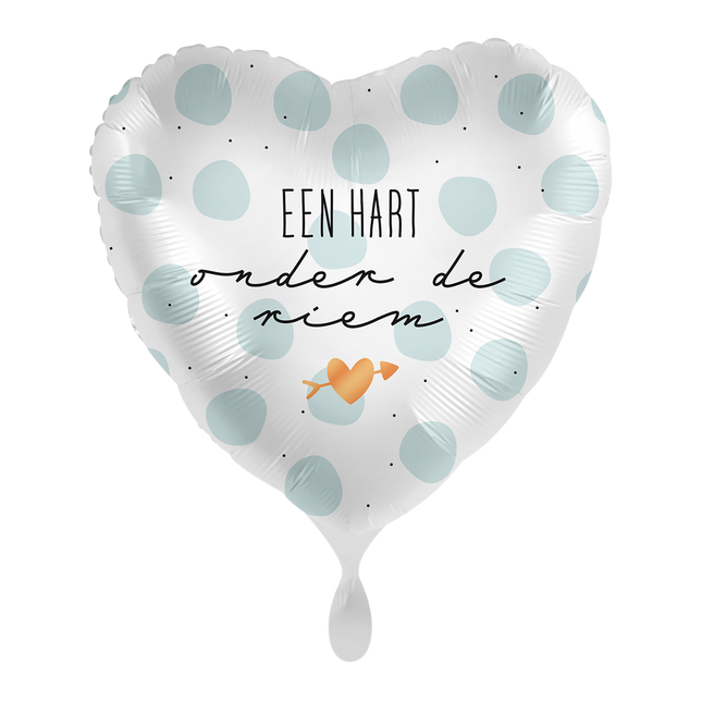 Ein Herz unter dem Gürtel Heliumballon Leer 43cm