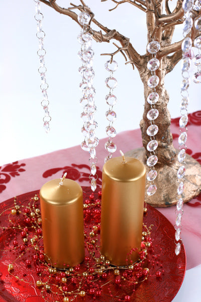 Blunt Kerze Gold Metallic 15cm