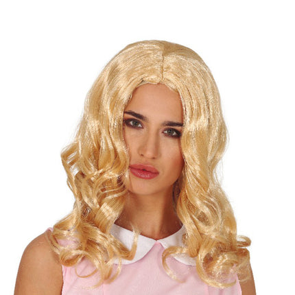 Perücke Langes Haar Blond gelockt