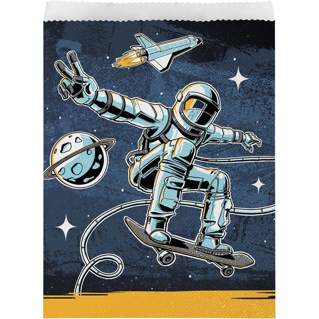 Space Party Sharing Bags 22.2cm 8pcs