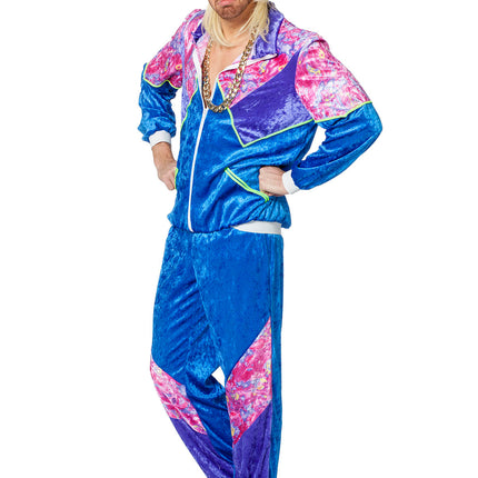 Trainingsanzug 80er Jahre Samt