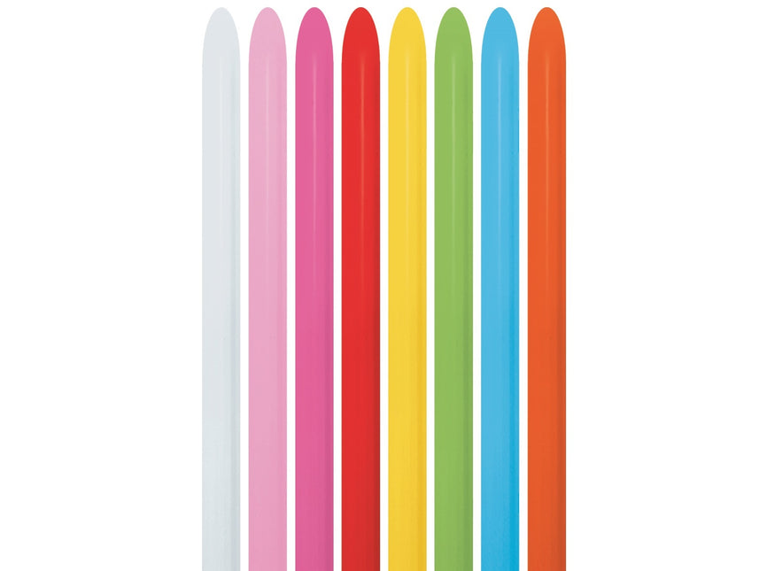 Modellierballons Fashion Mix 2,5cm 152cm 50Stk