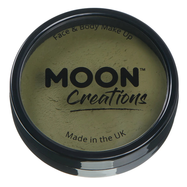 <tc>Moon Creations</tc> Pro Face Paint Kuchentöpfe Armee Grün 36g