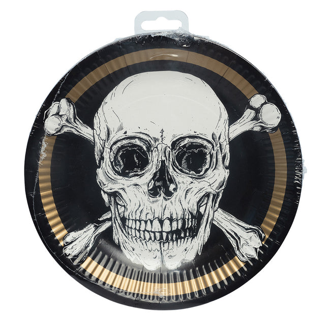Piratenteller Papier 23cm 10 Stk