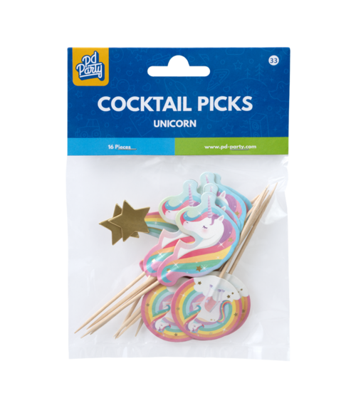 Einhorn Cocktail Sticks
