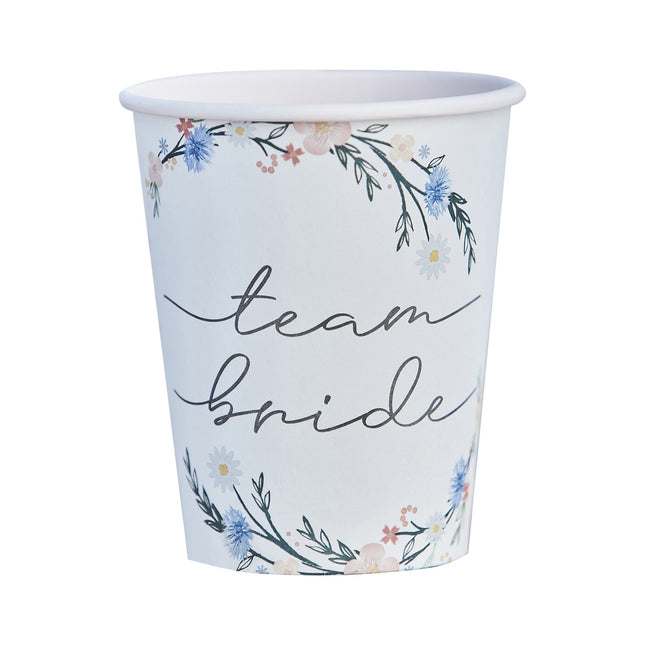 Becher Team Bride 255ml 8 Stk