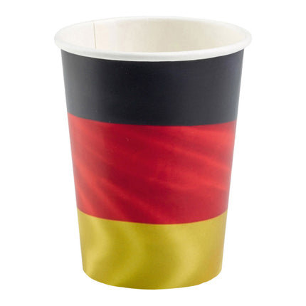 Deutschland Becher Flagge 500ml 6Stk