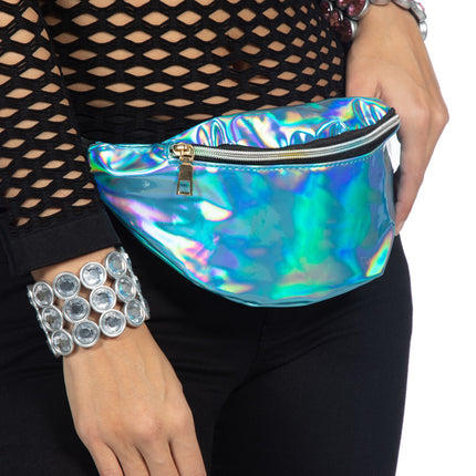 Türkisfarbene Hüfttasche