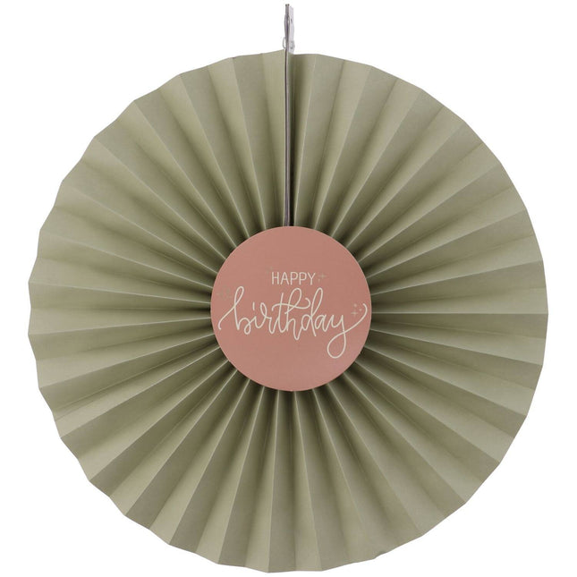 Alles Gute zum Geburtstag Papierfächer 3 Stk