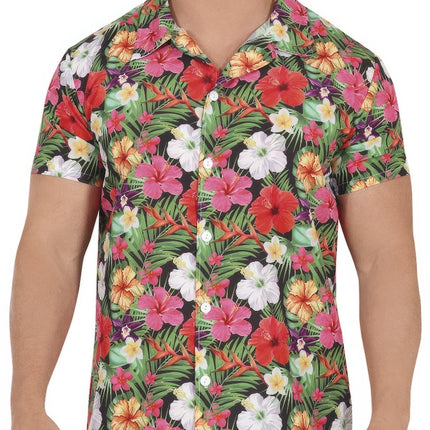Hawaii Bluse Männer Blumen