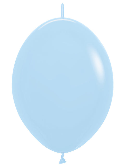 Ballons Pastell Matte Blau 30cm 50Stk