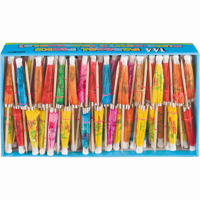 Cocktailstäbchen Sonnenschirm 10,2cm 144Stk