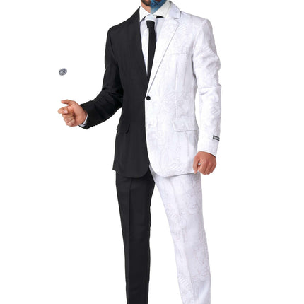 Two Face Schwarz Weiß Anzug Männer <tc>Suitmeister</tc>