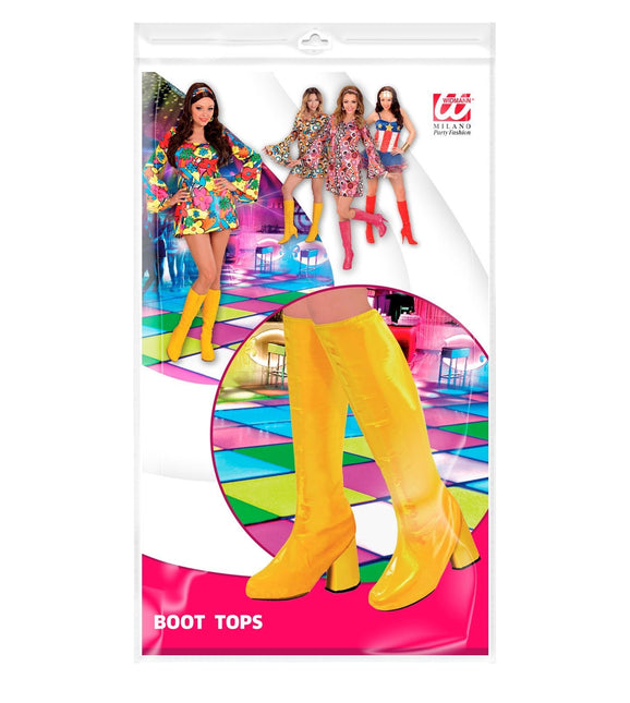 Gelbe Stiefelabdeckung