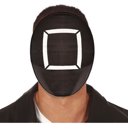 Maske Quadratisch Schwarz