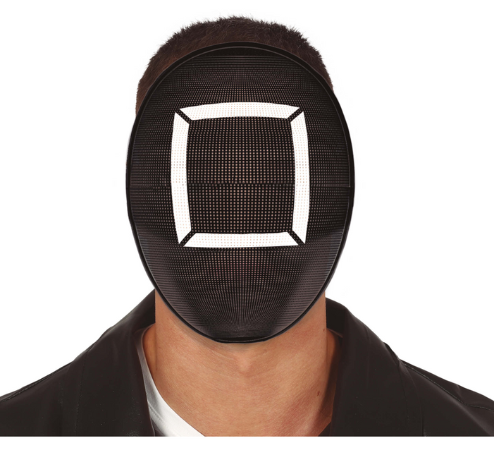 Maske Quadratisch Schwarz
