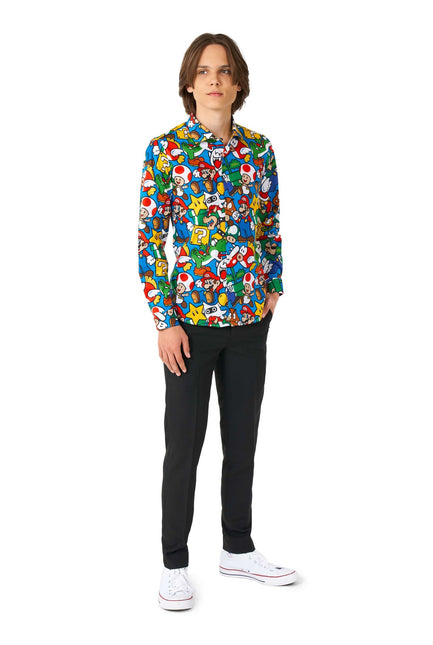 Super Mario Shirt Junge Teen <tc>OppoSuits</tc>