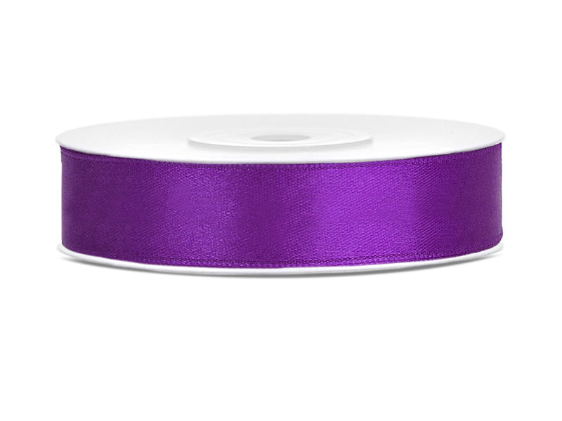 Satinband Lila 12mm 25m