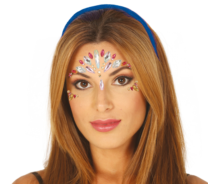 Gesichtsdiamanten Farbig