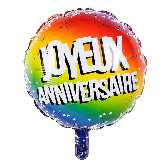 Joyeux Anniversaire Helium Ballon Leer 45cm