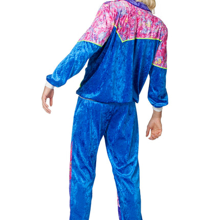 Trainingsanzug 80er Jahre Samt