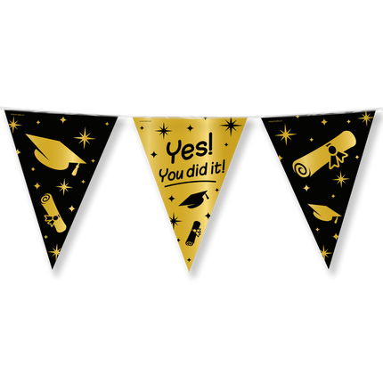 Erfolgreiche Girlande Du hast es geschafft 10m