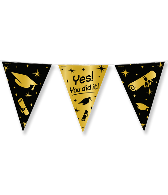 Erfolgreiche Girlande Du hast es geschafft 10m