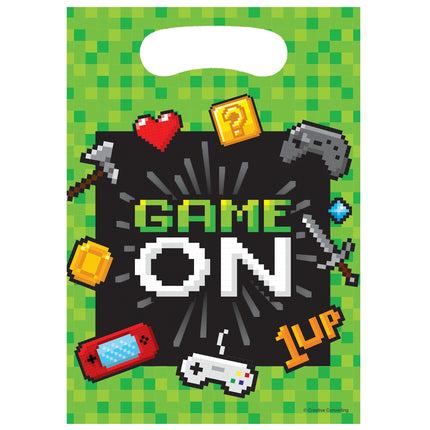 Gaming Party Sharing Bags 23cm 8pcs