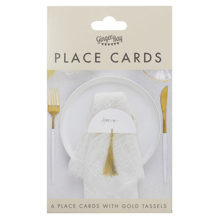 Hochzeits-Namensschilder 6 Stk