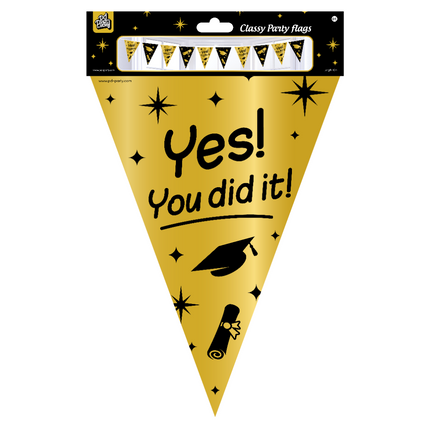 Erfolgreiche Girlande Du hast es geschafft 10m