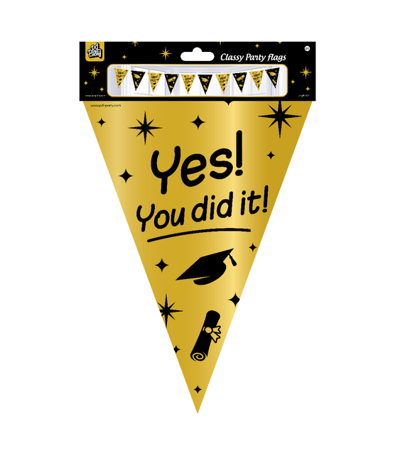 Erfolgreiche Girlande Du hast es geschafft 10m