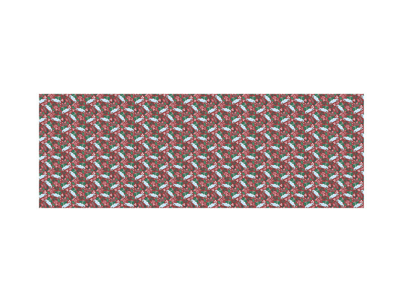 Weihnachtsgeschenk Papier Holly 2m