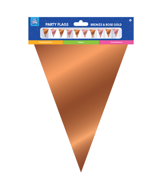 Rose Gold Bronze Girlande Metallic 10m