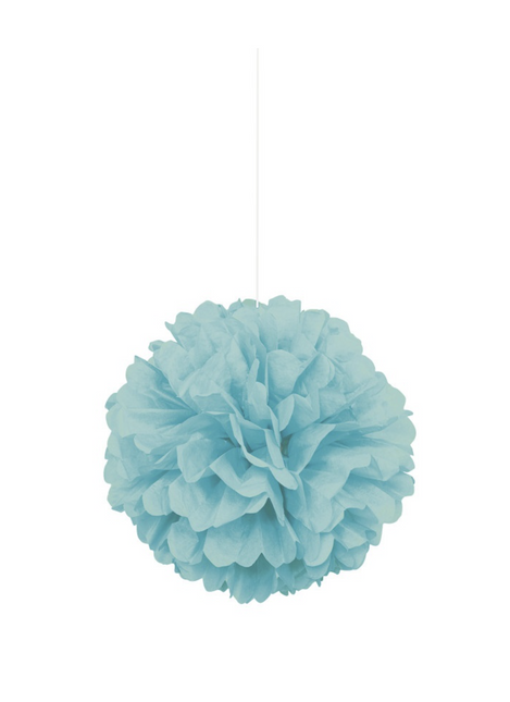 Terrific Teal 16" Hängendes Tissue Pom Pom