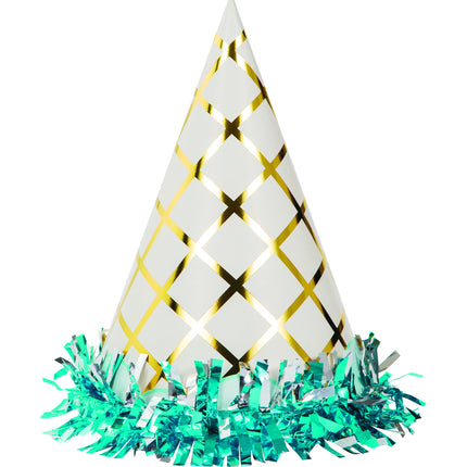 Partyhüte Eiswaffel 8 Stk