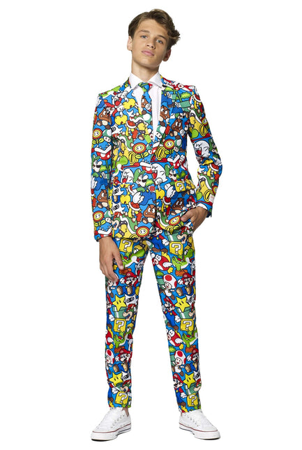Super Mario Anzug Junge Teen <tc>OppoSuits</tc>