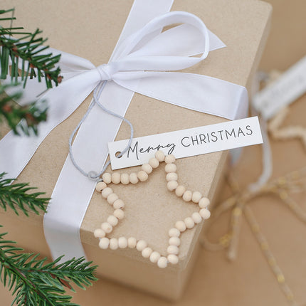 Weihnachtsgeschenkkarten Holz