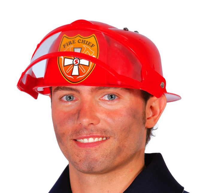 Feuerwehrhelm Rot
