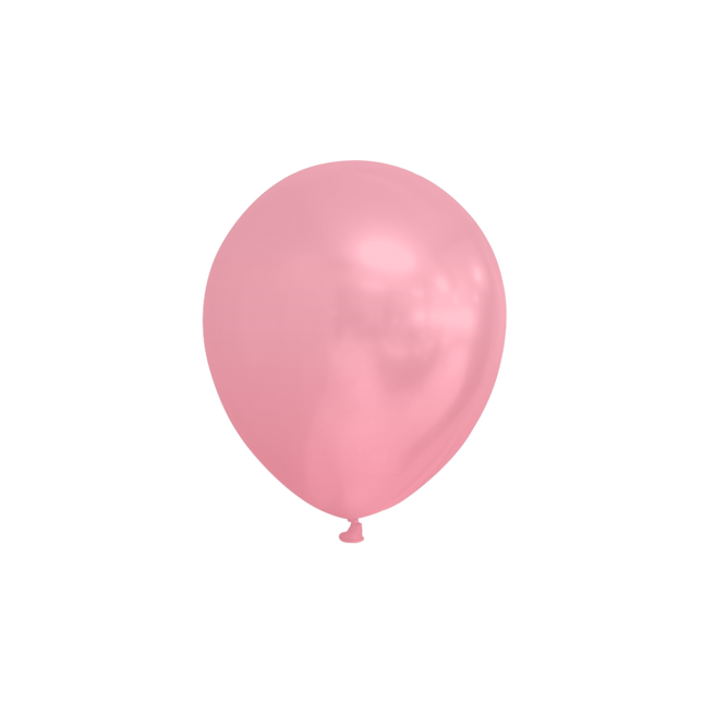 Rosa Luftballons Metallic 13cm 100 Stk