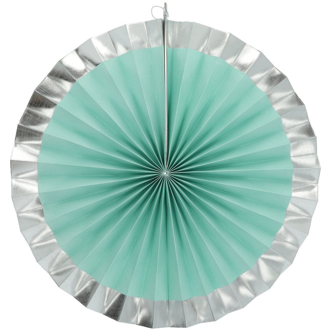 Honigwabe Mintgrün Silber