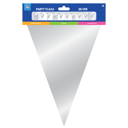 Silberne Girlande Metallic 10m