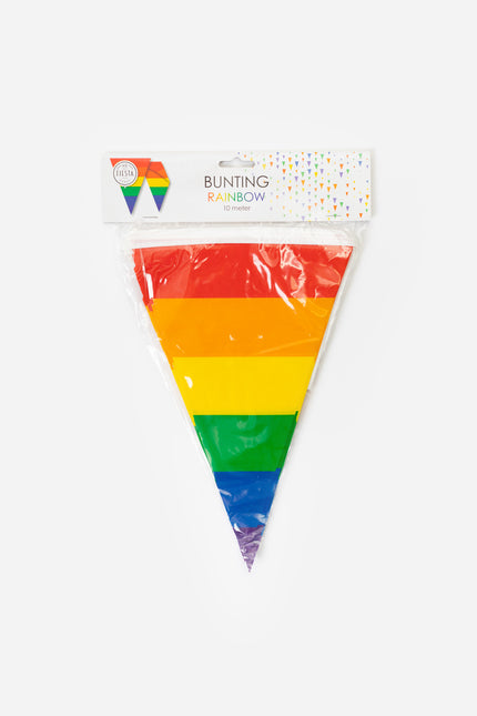 Regenbogen-Flaggenleine 10m