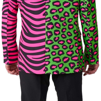 Panther Tiger Neon Blazer Männer <tc>Suitmeister</tc>