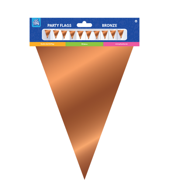 Bronze Girlande Metallic 10m