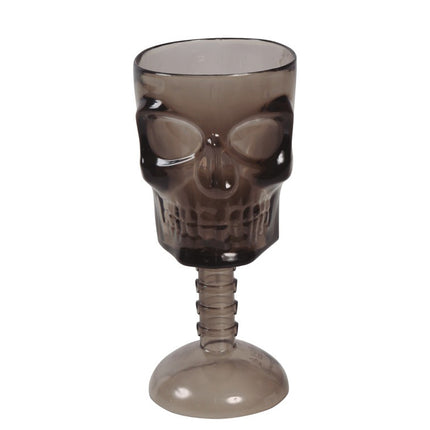 Halloween Totenkopf Glas 18cm