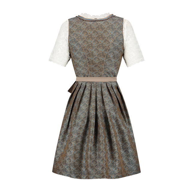 Grünes Dirndlkleid Oktoberfest Frauen Jaquard