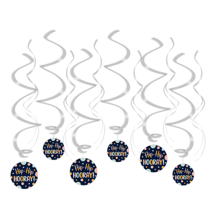 Happy Birthday Hängende Dekoration Hip Hip Hooray 70cm